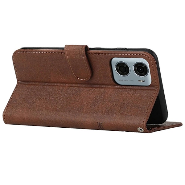 Til Motorola Moto G05 4G Etui Stand Flip Beskyttende Læder Telefon Cover Style B