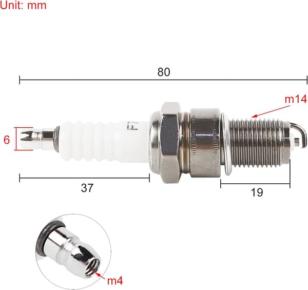 F7TC tändstift passar GX120 passar GX160 passar