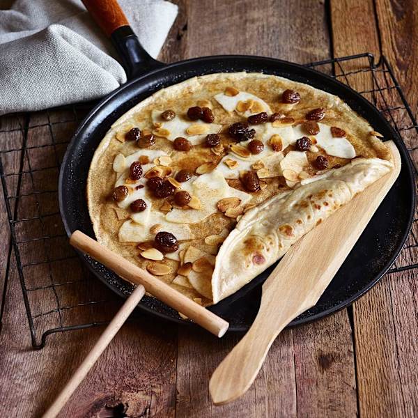 Træ Crepe Spatel i Crepiere Rake, Crepe Sæt af 2 Disp,ZQKLA