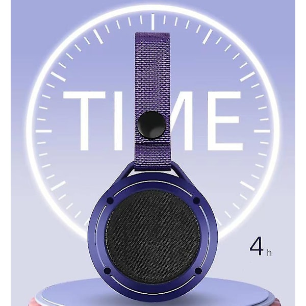 （Sininen）1 kpl Mini Bluetooth-kaiutin Vedenkestävä Stereo Subwoofer, ZQKLA