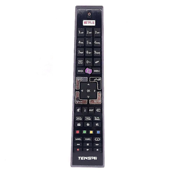 Ersättningsfjärrkontroll för RCA4995 Tensai Telefunken Netflix TV RCA-4995