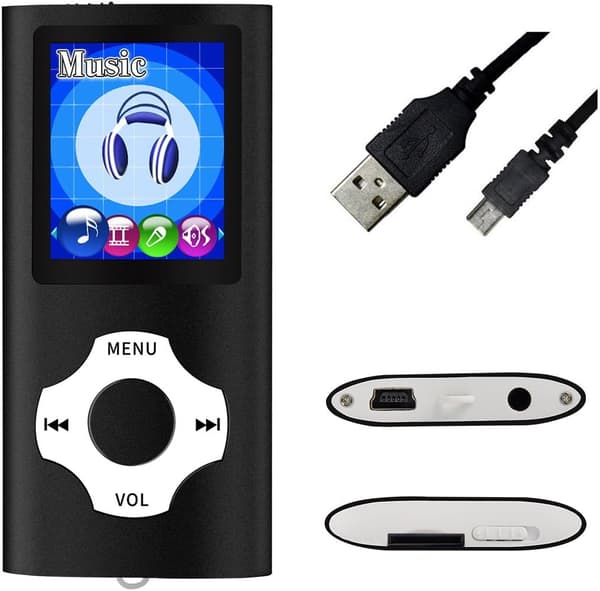 Digital, Kompakt og Bærbar MP3/MP4 Afspiller (Max Support 64, ZQKLA