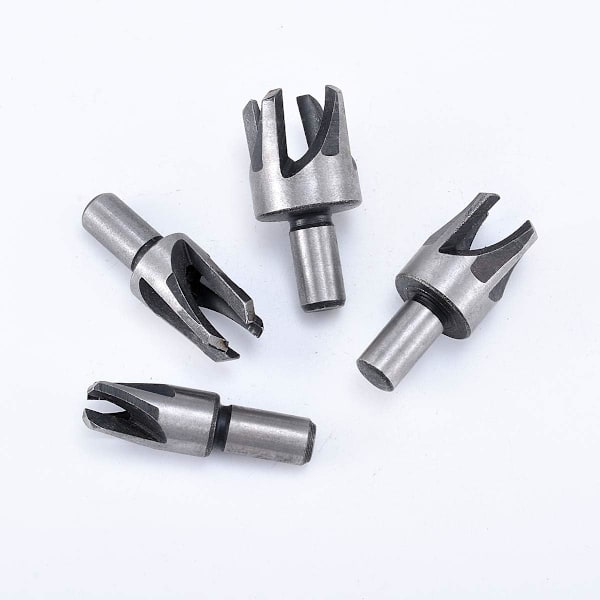 4 kpl Puunleikkaustyökalusarja - Kartiomainen leikkaustyökalu - 6mm, 10mm, ZQKLA