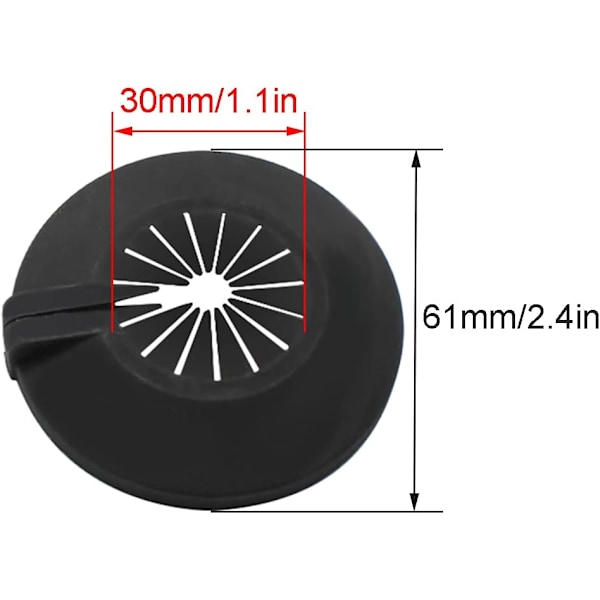8 Stk. Radiator Slange Dæksler, Universal Anvendelse Til 8-30mm Rør, ZQKLA
