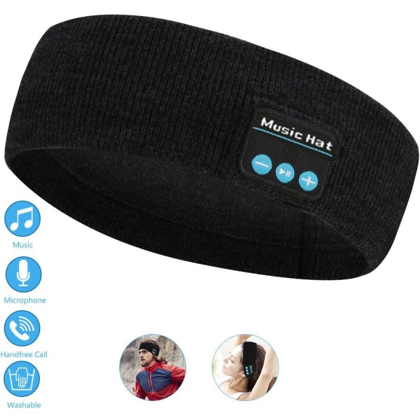 Hörlurar med huvudband Bluetooth Sports Sleep-hörlurar Svettsäkra