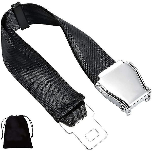 Bältesförlängare för flygplan E4-certifierad, justerbar från 15,2 cm till 81,3 cm