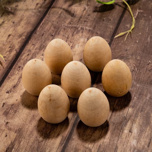 20 stk. Solide tre egg for decoupage maling og pyrografering, ZQKLA