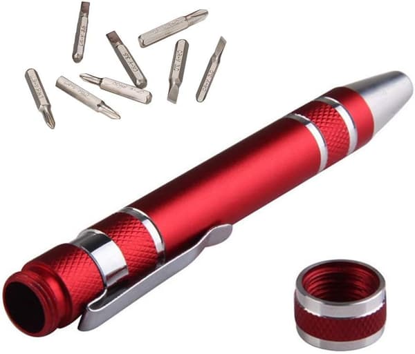 4 Pakker Komplett Multifunksjon Mini Skrutrekker Sett Gadget R, ZQKLA