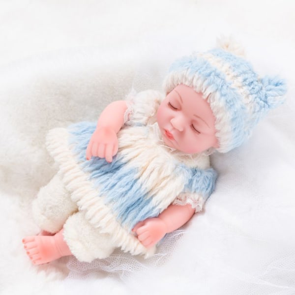 12 tum Newborn Reborn Baby Doll och kläder Set Realistic S,ZQKLA