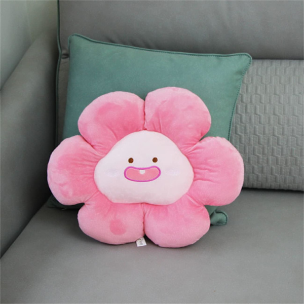 Plush Smiley Solsikke Pute Smiley Pute Nap Pute Cush,ZQKLA