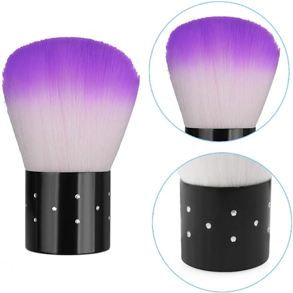4 st Nagelborste för Damm, Nagelborste för Damm, Ta Bort Akryl Nagel P, ZQKLA