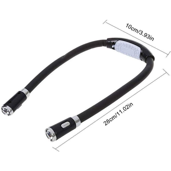 Säädettävä ja joustava lukuvalo - Hands Free - LED - Ni,ZQKLA