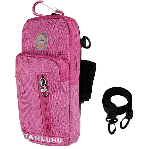 Universal Sport Armband Armväska (Roseröd) Sportjusterbar, ZQKLA