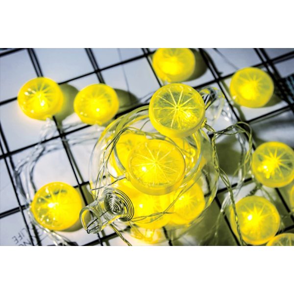 Juldekorationer för Hem LED Citron String Ljus 5M 30L,ZQKLA