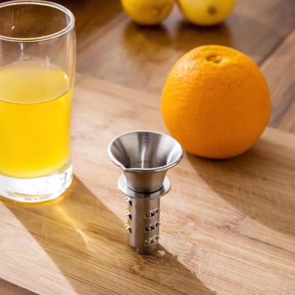 Manuell Juicer, Orange Citron Lime Silver Rostfritt stål Juicer Ki
