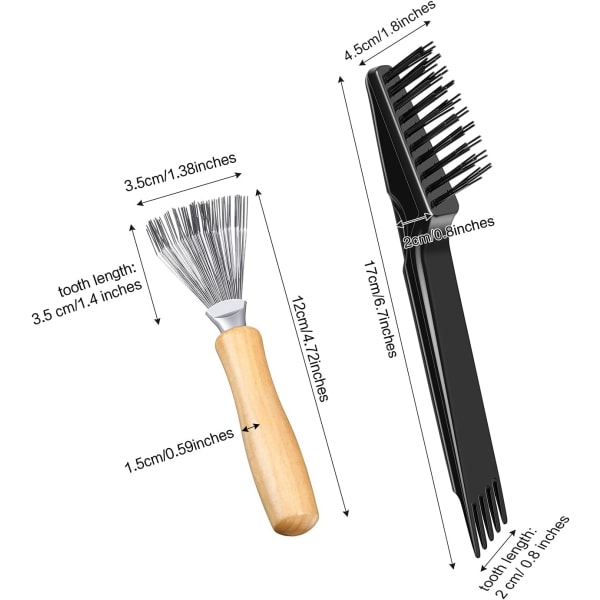2 st Hårkam Rengöringsverktyg Hårkam Rengöringsborste Hår ,ZQKLA