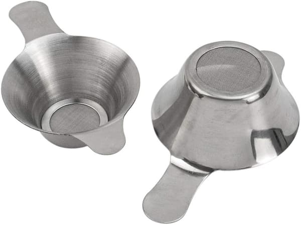 2-pack Mini Sil Strainer i Rostfritt Stål, Olika Storlekar, Fint Nät