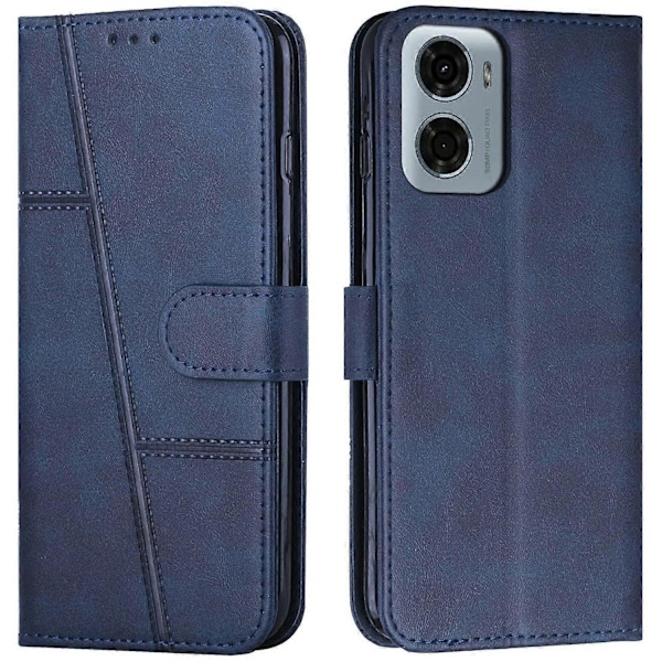 Til Motorola Moto G05 4G Etui Stand Flip Beskyttende Læder Telefon Cover Style D