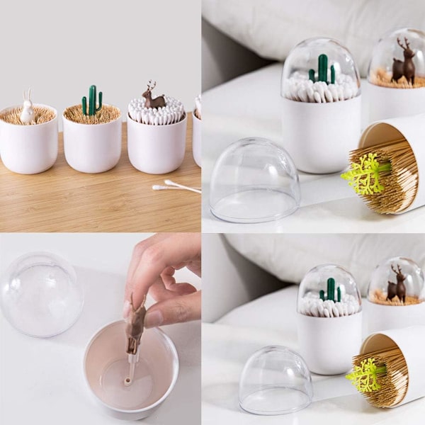 2 kpl Luova vanupuikkonpidike, vanupuikko pieni Q-Tips hammastikku