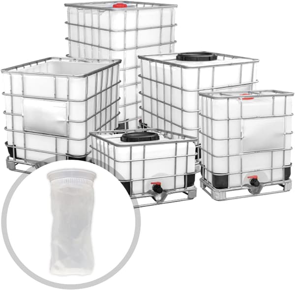 2-pack Lockfilter, Nylon Regnvattenfilter, IBC Tank Ersättning F