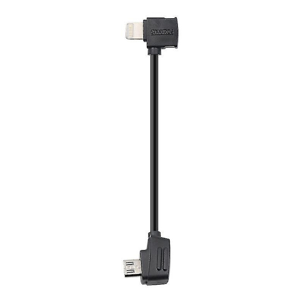 Startrc Lightning til Micro USB-datakabel for DJI Mavic Mini/Air, Shark fjernkontroll - 10cm