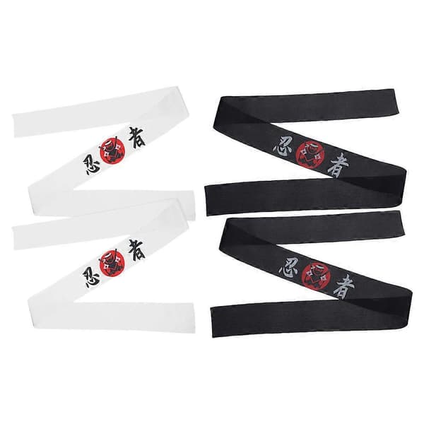 4 stk Karate Hodebånd Hodebånd Karate Hodebånd Japansk Hodebånd Kokke Hodebånd