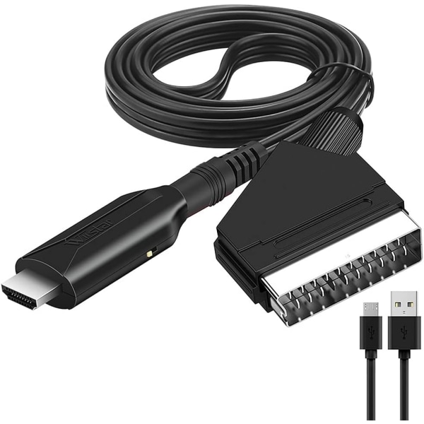 SCART-HDMI-kaapeli, videon ja äänen muuntaja, SCART HDMI:ksi