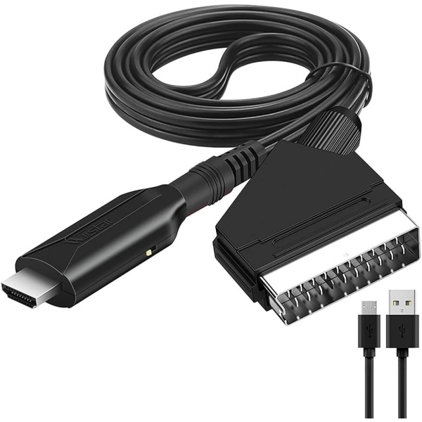 SCART til HDMI-kabel, skift videolydkonverter, SCART til HDMI
