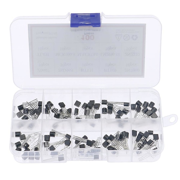100 stk/boks 10 Typer Triode Thyristor Kit Z0607 2sd965