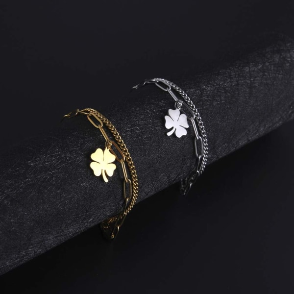 Fyraklöverarmband för kvinnor och flickor, Saint Patrick's D,ZQKLA