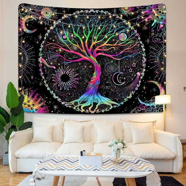 Tree of Life Tapestry Värikäs Tapestry Spiritual Tapestry G,ZQKLA