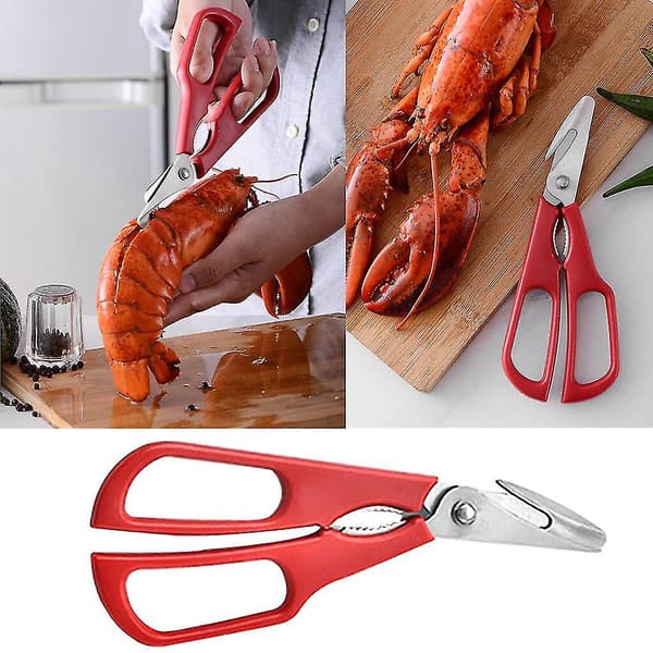 Seafood Lobster Saks - Rustfrit Stål - Til Rejer, Krabbe og Hummer