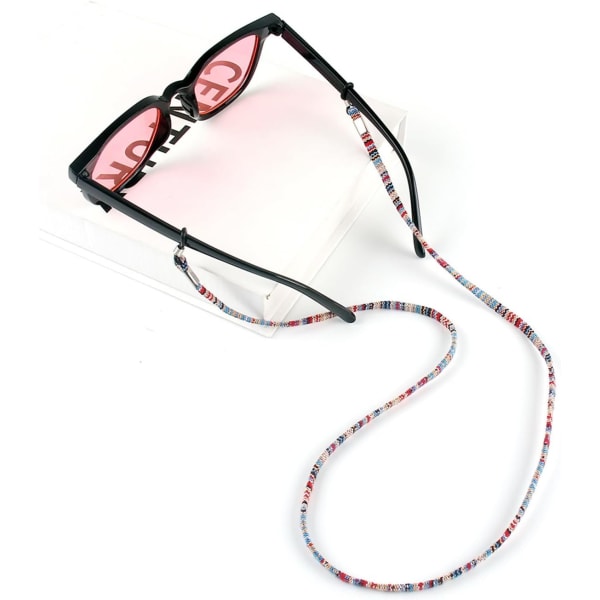 2 st Universal Glasögonsnöre, Damglasögonklämma, Anti-Slip Gla