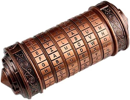 Da Vinci Code Mini Lås Puslespill Bokser med Skjult Rom, ZQKLA