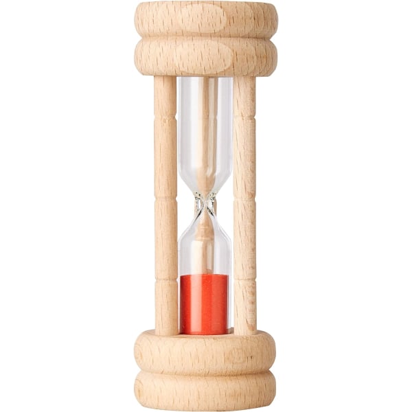 Træ Timeglas Timer, 3 Minutters Timeglas Træ Sandglas, Hou
