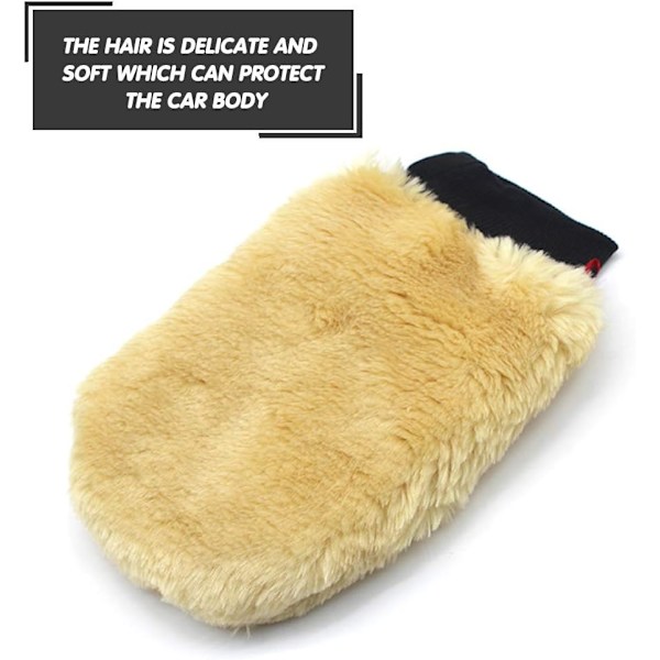 1 Par Mikrofiber Bilvask Handsker til Udendørs Bil, Hurtig Tørring, ZQKLA