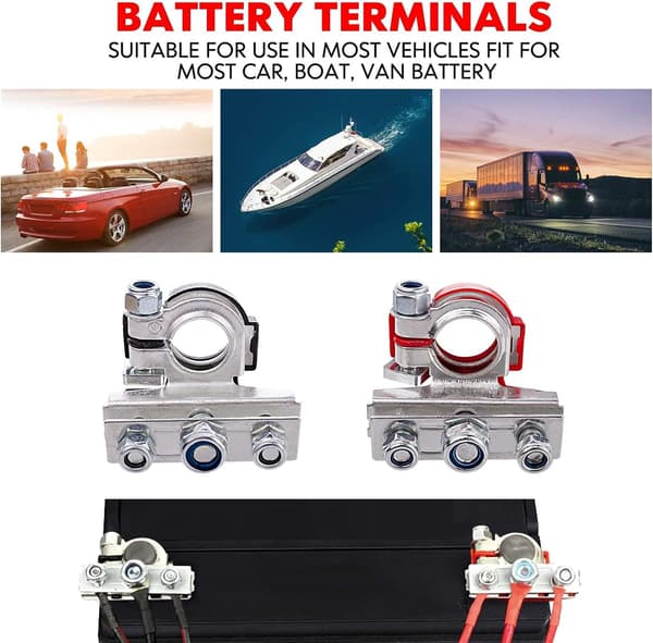 1 Par Batteripolskoppling, Bilbatteripolskoppling Batteri H