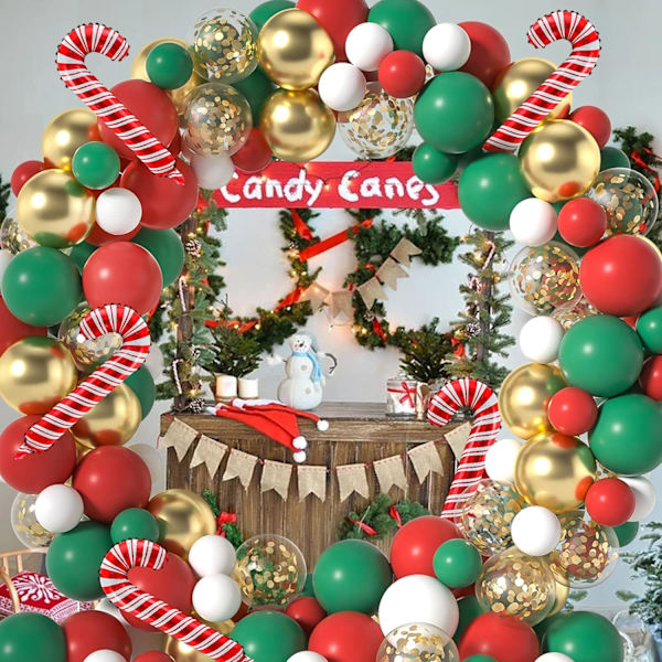 Juleballonbue Garland Kit 120 stk Juleballon, ZQKLA