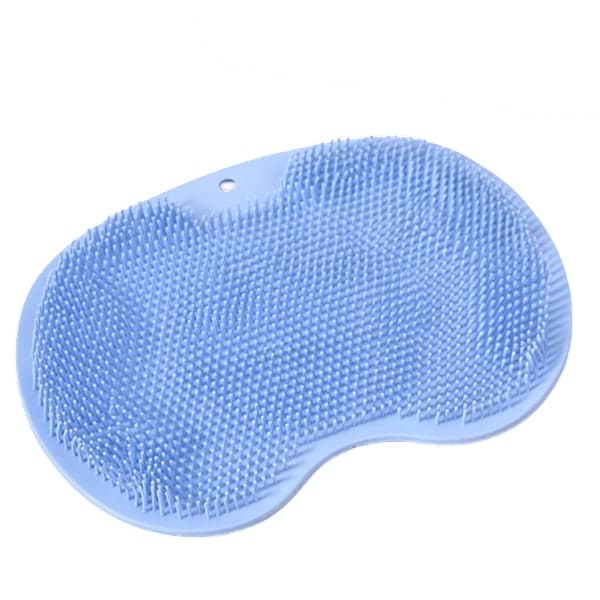 Fotskrubbmatta med Halkfria Sugproppar Blå, su
