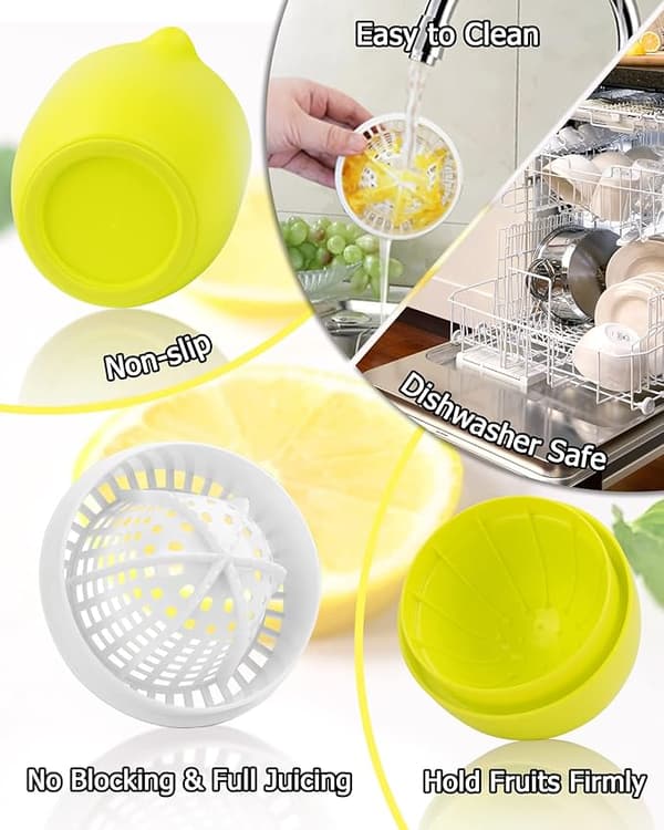Manuel Citruspresser med Unikt Citronformet Design To Tilstande af