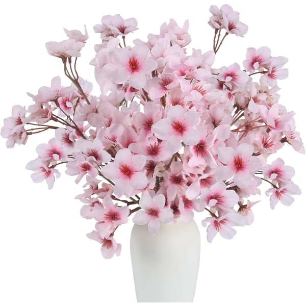Set med 4 Konstgjorda Körsbärsblommor Dekoration, ZQKLA
