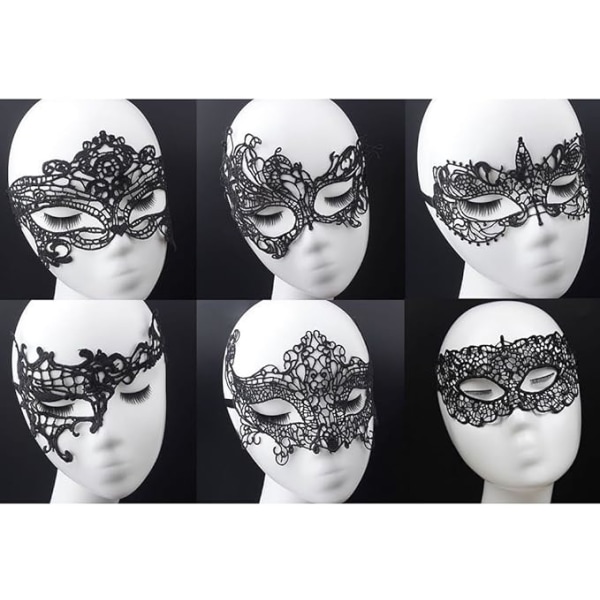 Dame sort blonde maske Party Prom Masquerade Mask Halloween ,ZQKLA