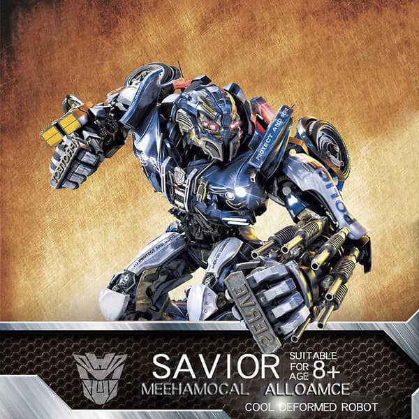 Transformerbar Politibil Decepticon Destruction Actionfigur Model Legetøjsgave til Børn