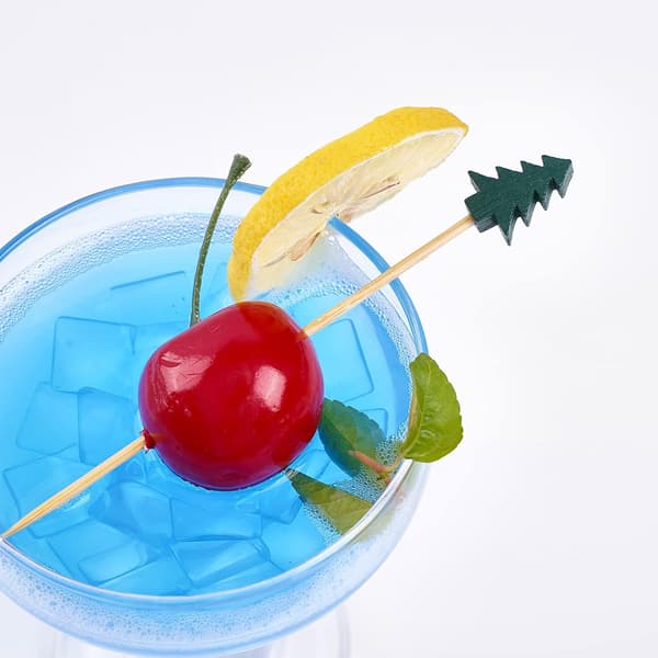 100 stk. 4,7 tommer Cocktail Tandstikkere til Forret, Drink Tree