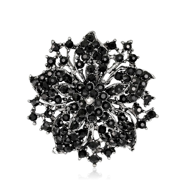 Mode Smycken Vackra Silverpläterade Strass Kristall B, ZQKLA