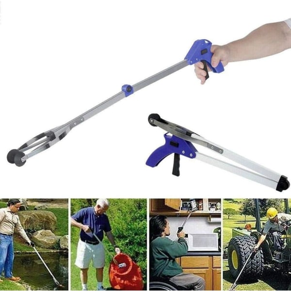 Fällbar aluminiumklämma med lång arm som når 81 cm - ZQKLA