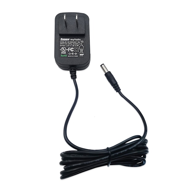 12V myVolts erstatningsstrømforsyning kompatibel med Masterbuilt Gravity Series Smoker Vifte US plug