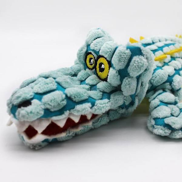 Hundleksaker med Pip Interaktiv Ofylld Alligator Plysch Tuggleksak Re