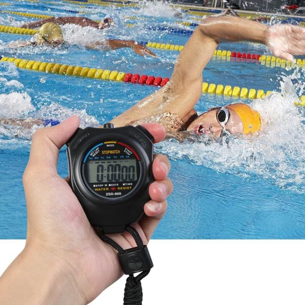 Stopur, Sports Timer / Timer med en Rustfri Stål Fløjte, ZQKLA