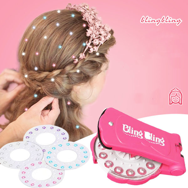 Shining Bling Diamond Hair Set Gems For Decor Girl Gifts,ZQKLA